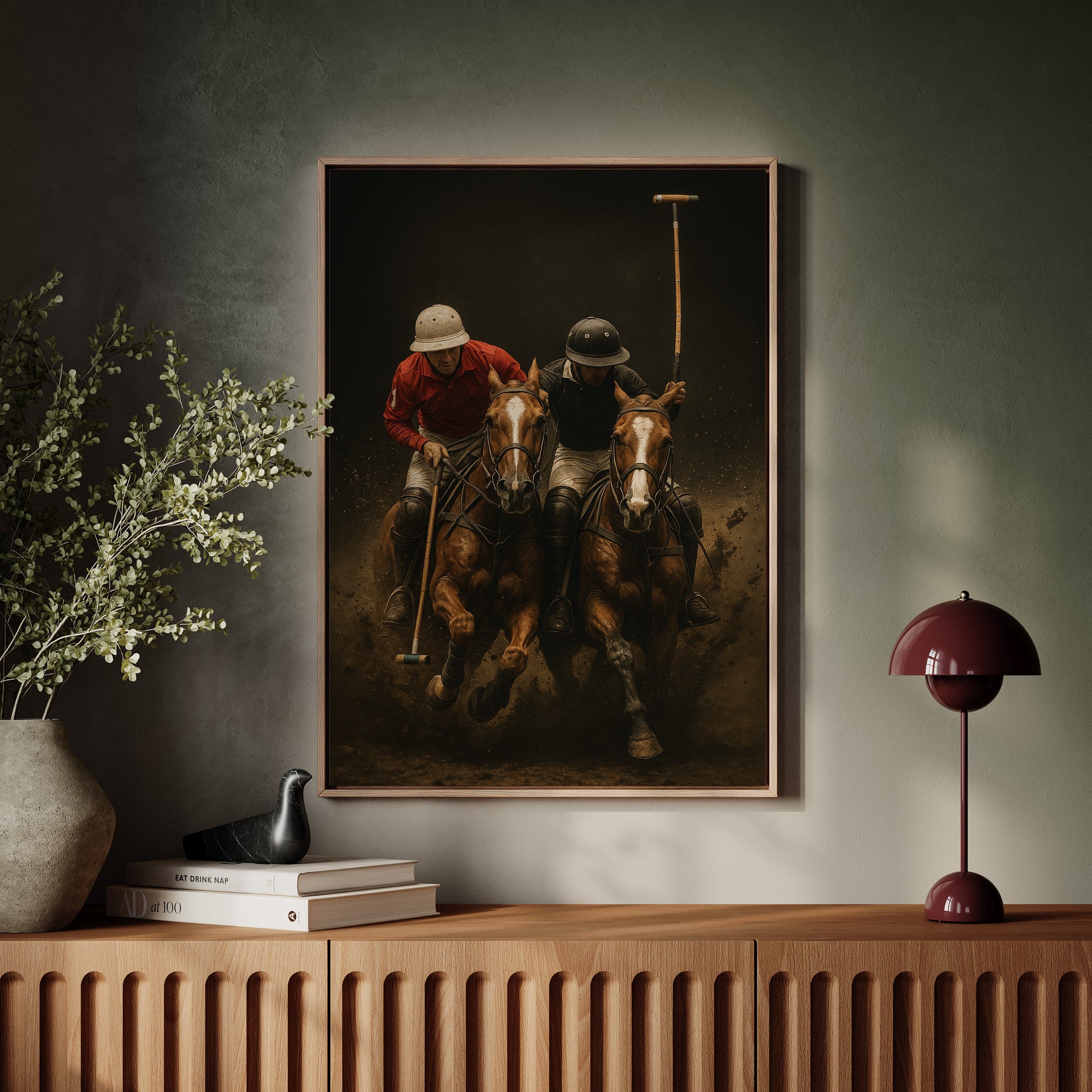 Gallery image 13 for Grit & Grace – High-Speed Polo Match Wall Art