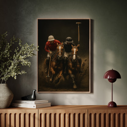 Gallery image 13 for Grit & Grace – High-Speed Polo Match Wall Art