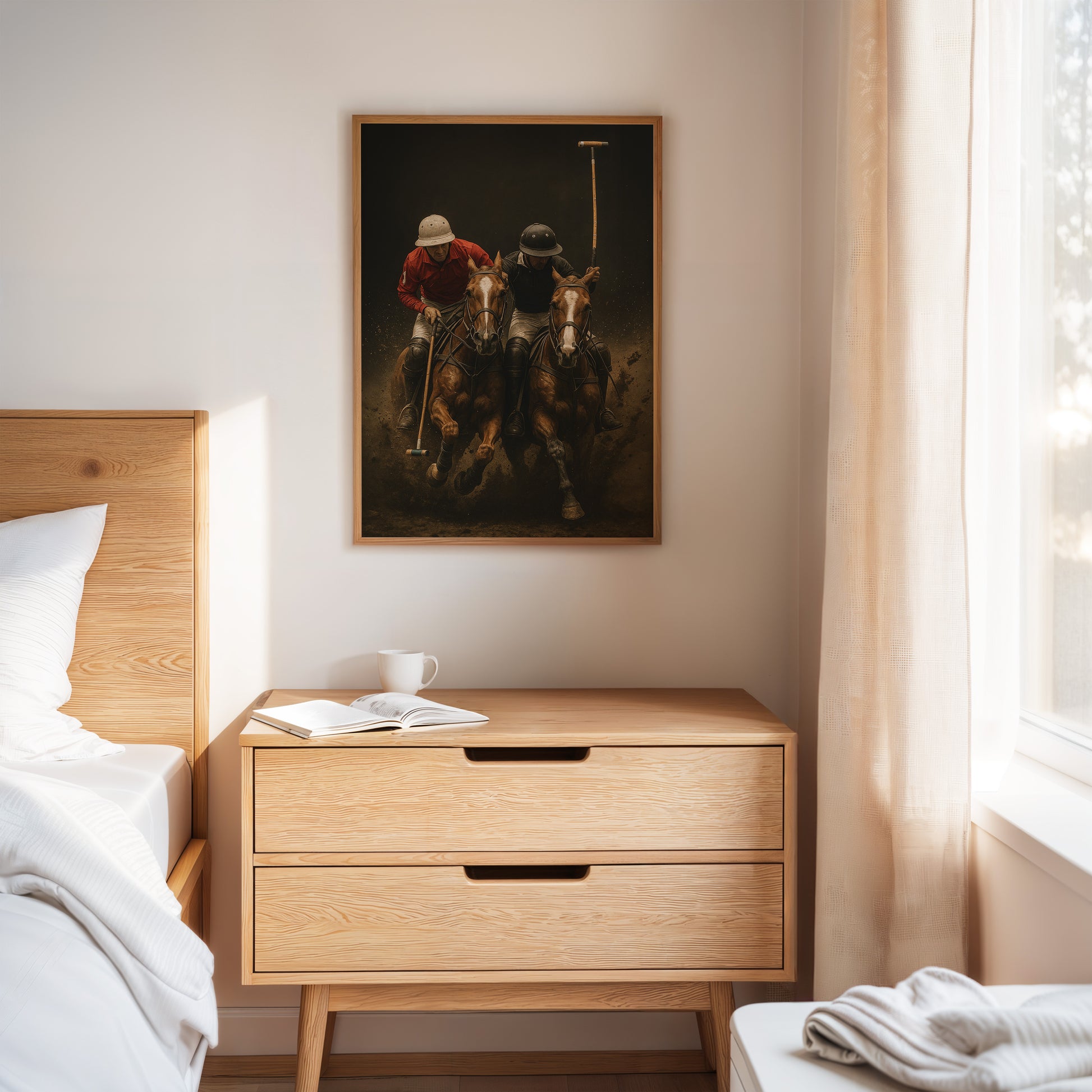 Gallery image 14 for Grit & Grace – High-Speed Polo Match Wall Art