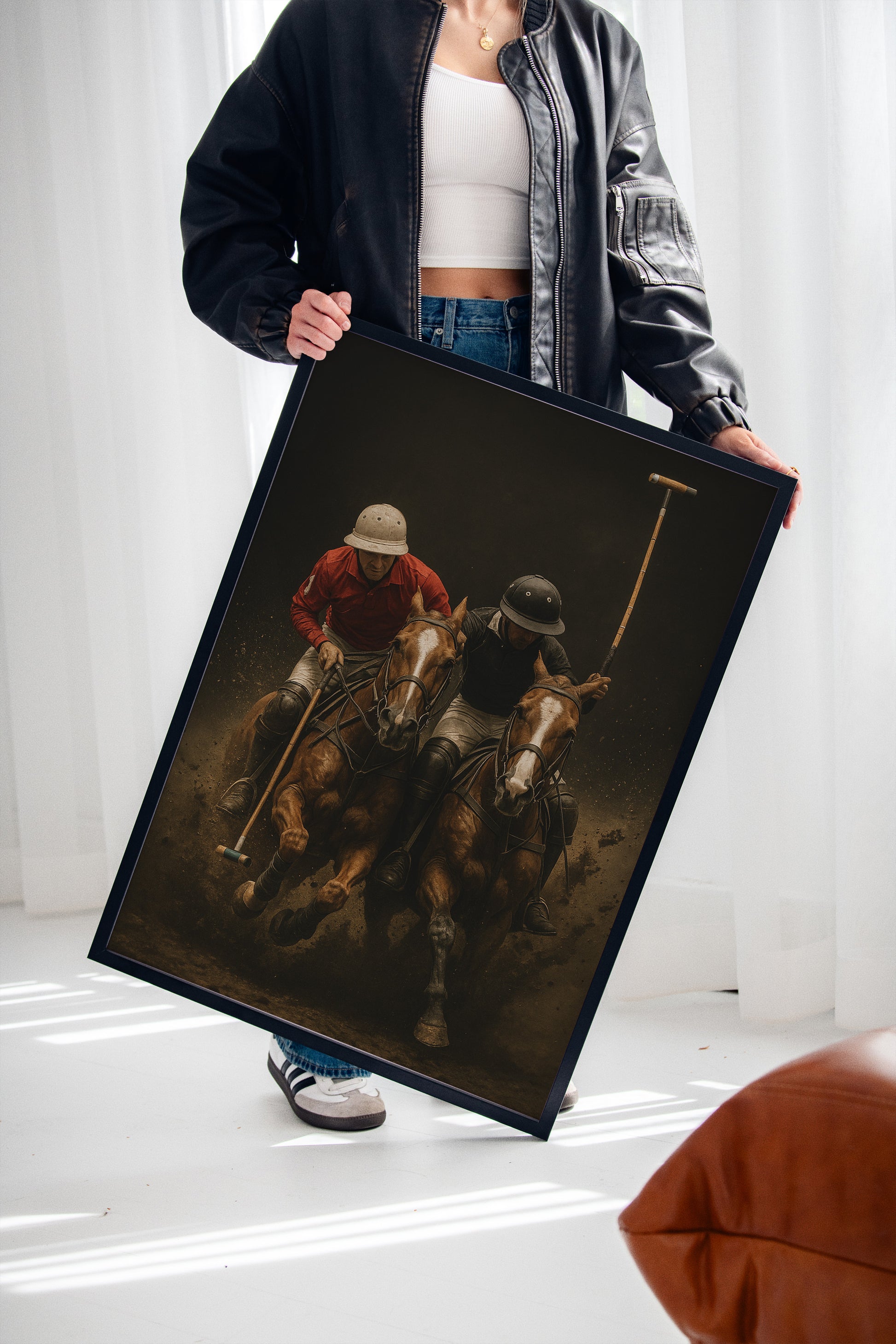 Gallery image 15 for Grit & Grace – High-Speed Polo Match Wall Art