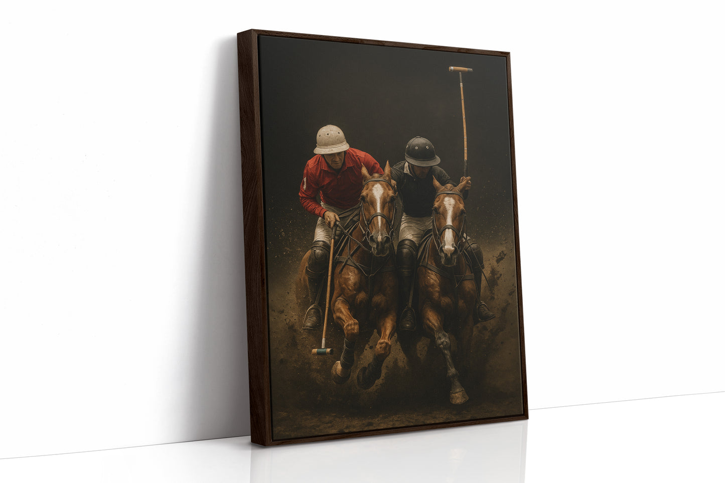 Brown Framed Canvas image 1