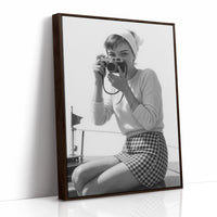 Brown Framed Canvas image 1