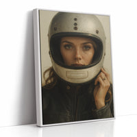 White Framed Canvas image 1