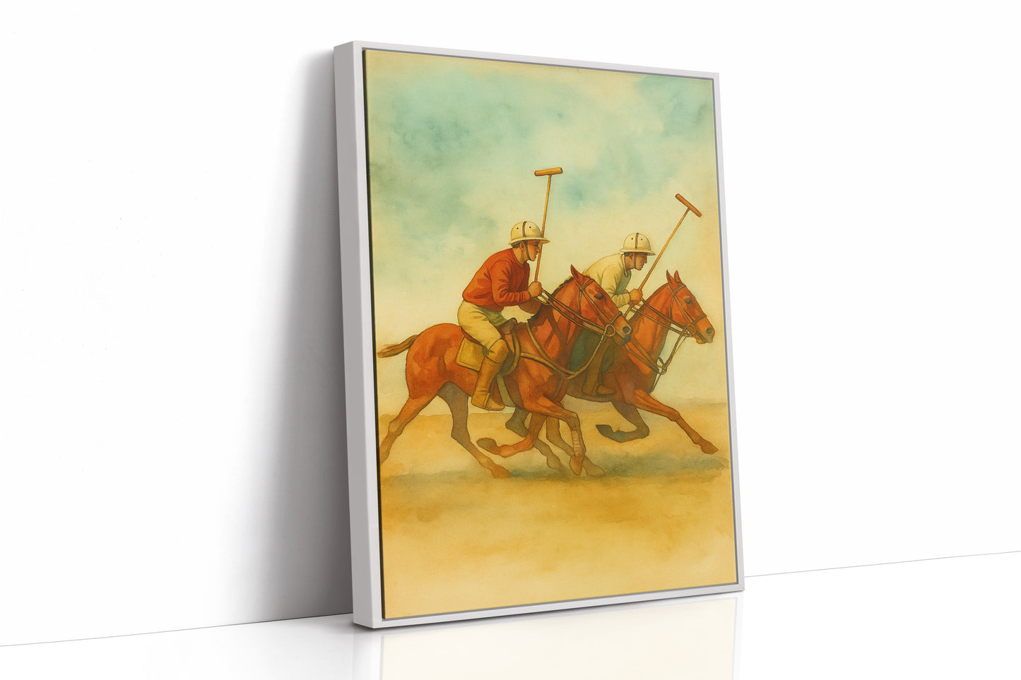 White Framed Canvas image 1