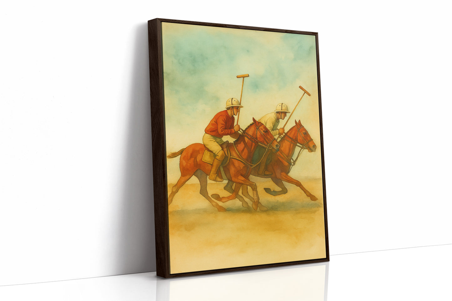 Brown Framed Canvas image 1