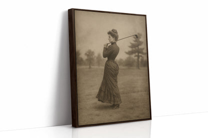 Brown Framed Canvas image 1