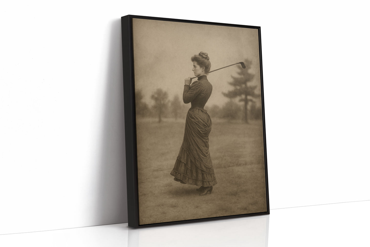 Black Framed Canvas image 1