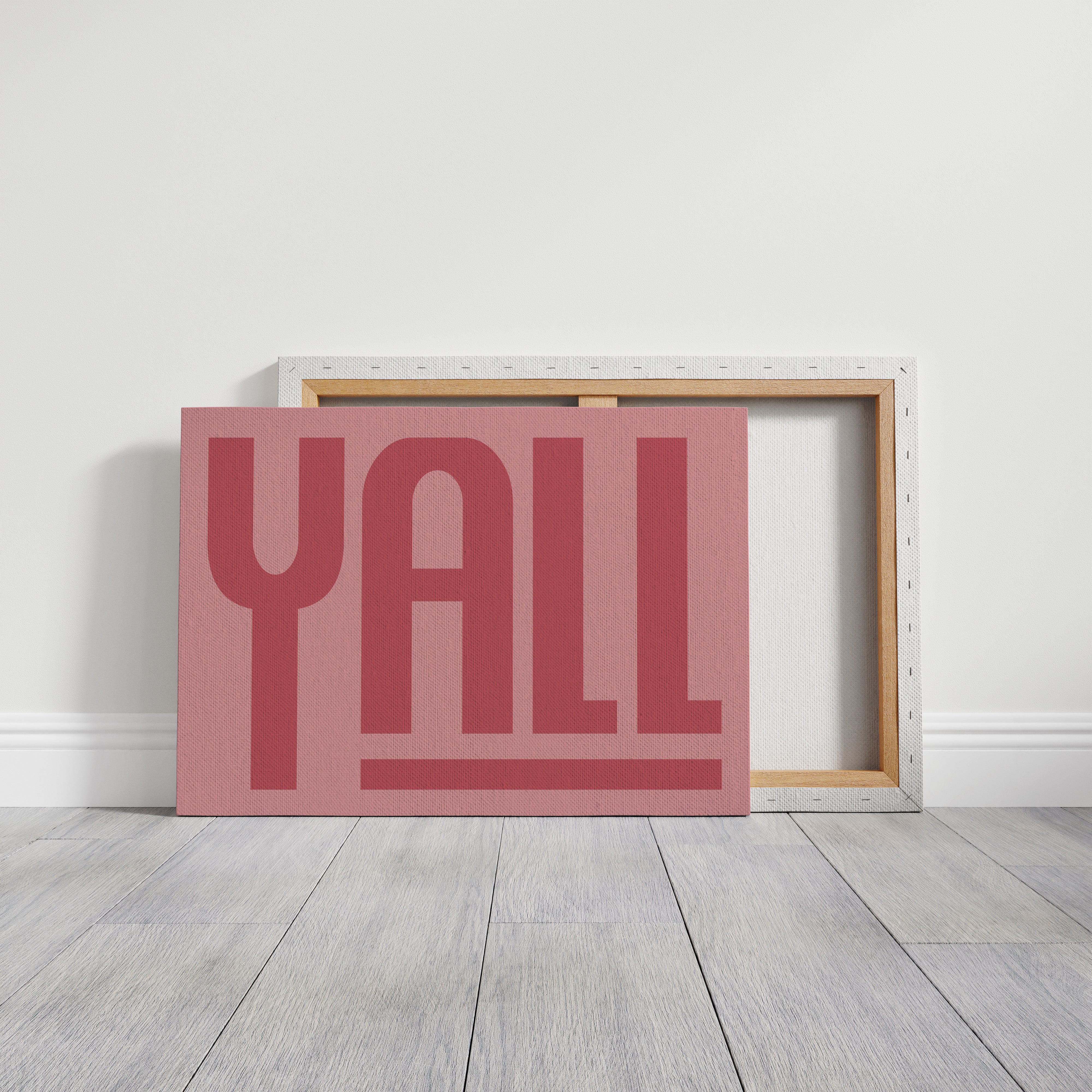 Yall Southern Charm Print in Pink