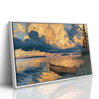 Canoe, Sky on Fire