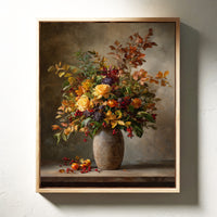 Autumn Roses Paint October's Symphony