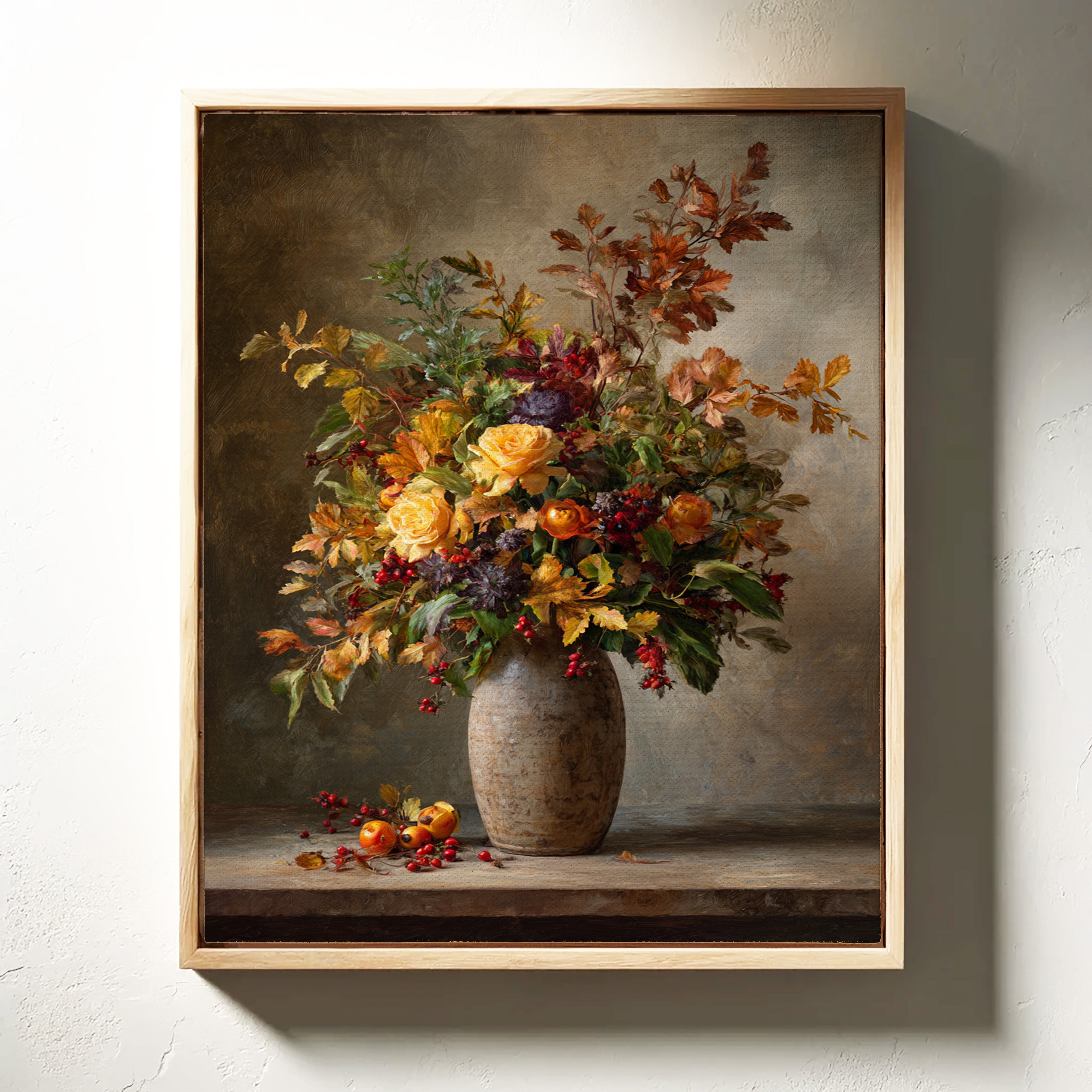 Autumn Roses Paint October's Symphony