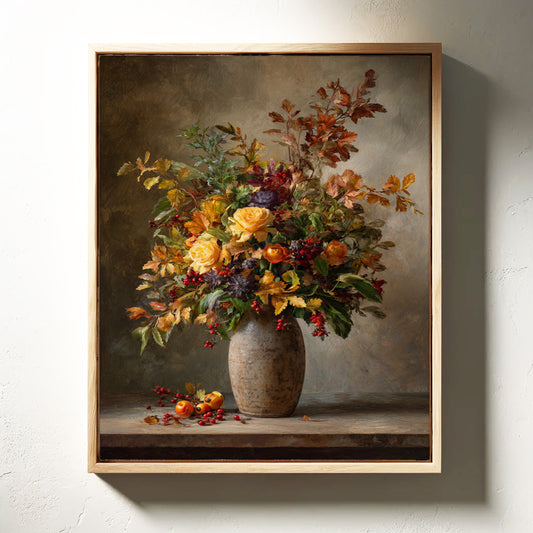 Autumn Roses Paint October's Symphony