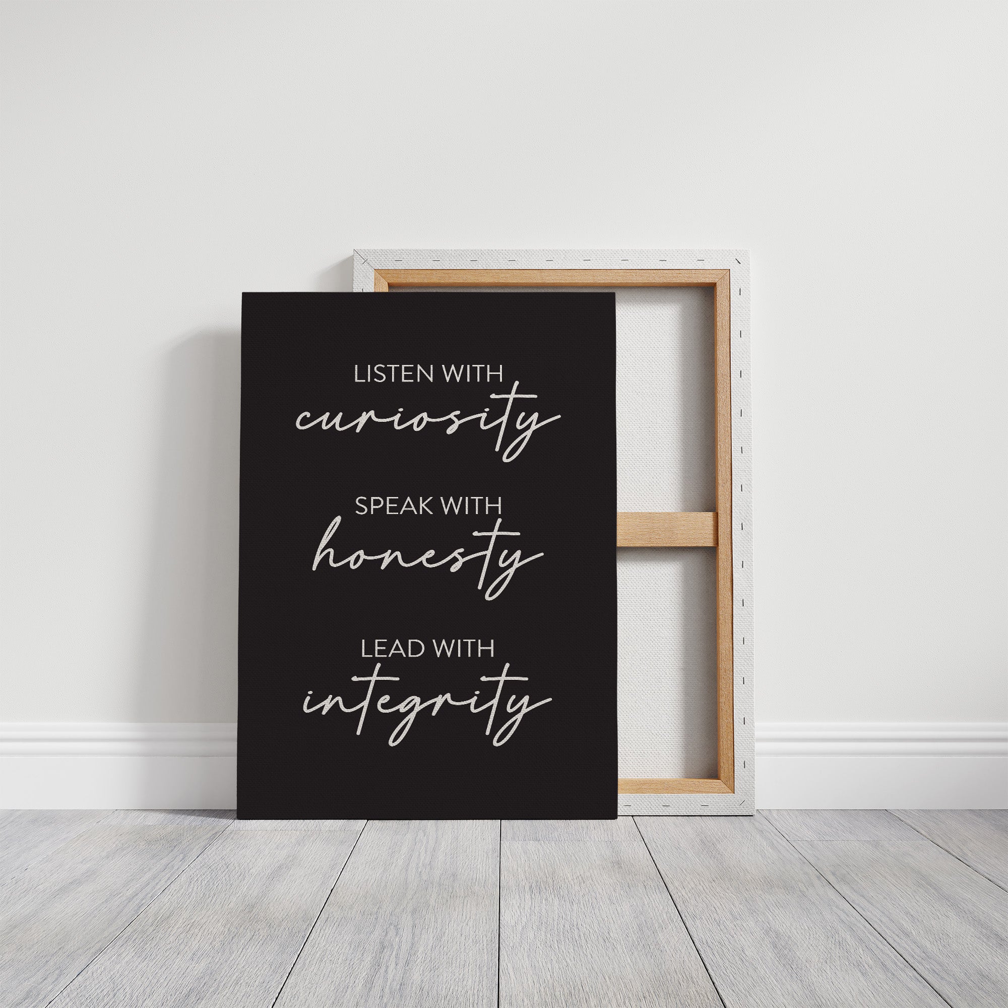Listen Speak Lead With Integrity