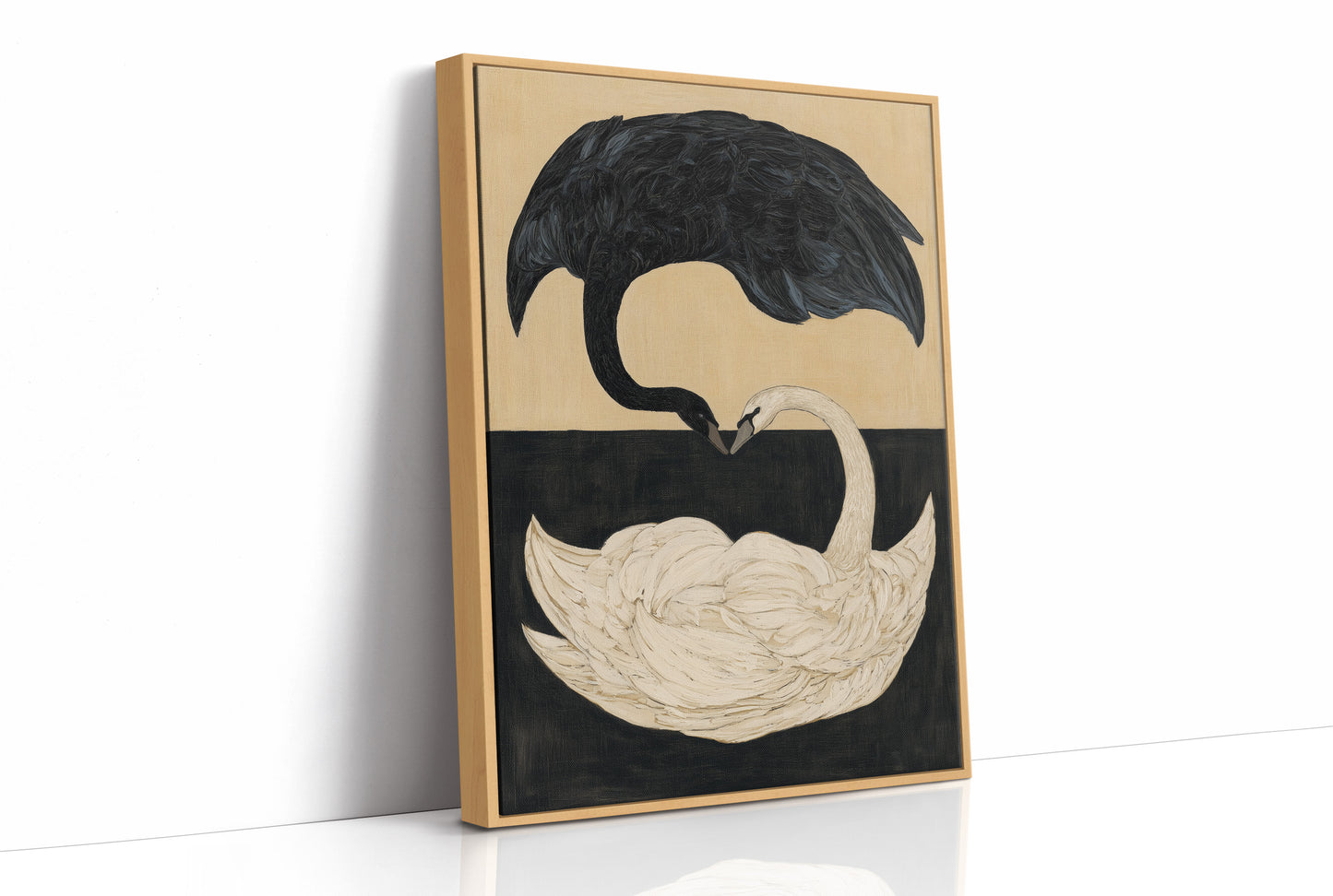 Two Swans, One Heart
