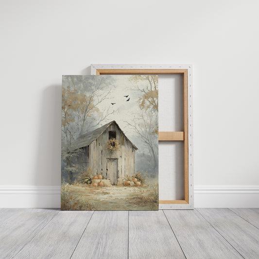 The Barn Remembers October Mornings