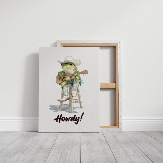 Cowboy Frog Howdy
