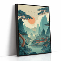Sunrise Over Quiet Jade Peaks