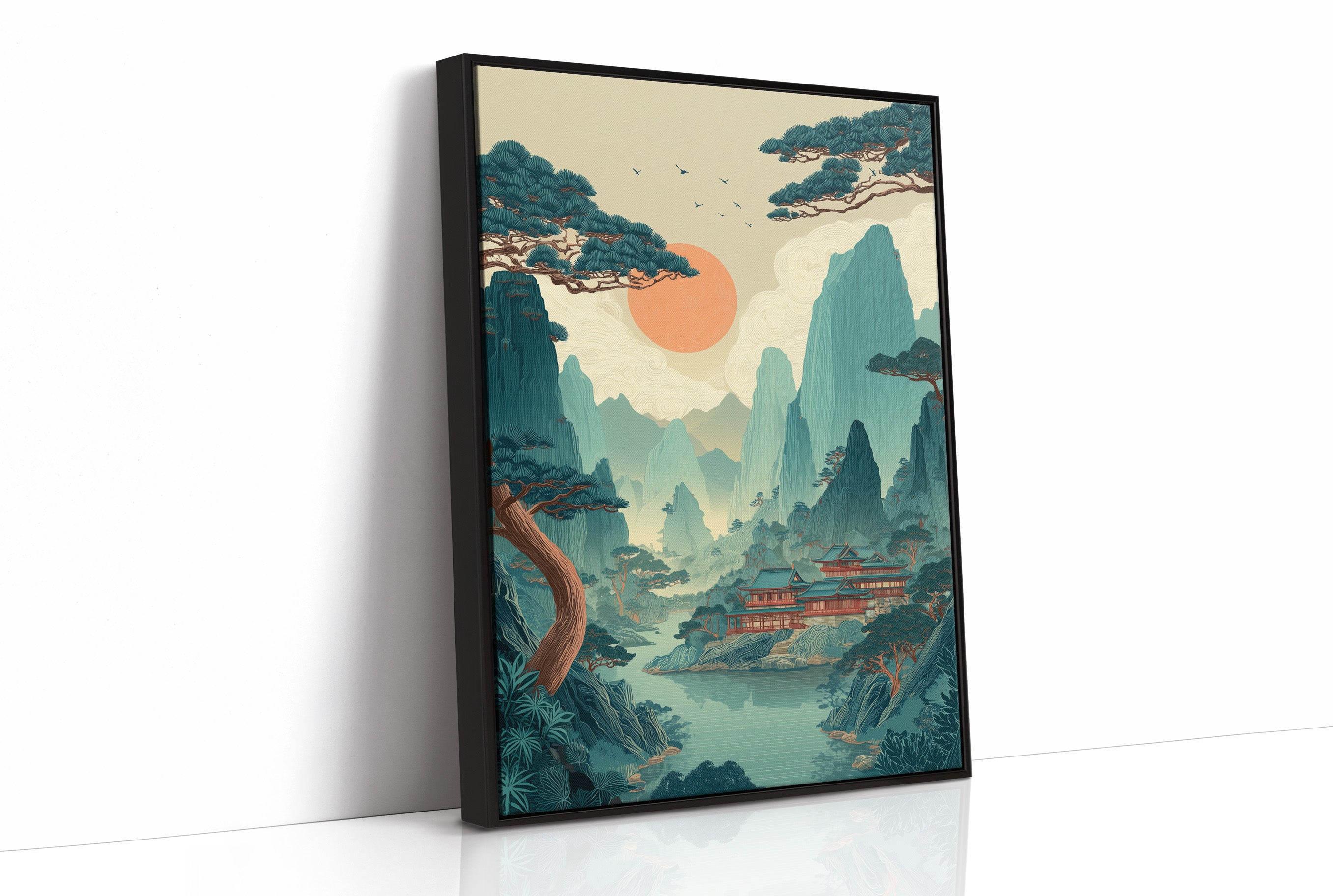 Sunrise Over Quiet Jade Peaks