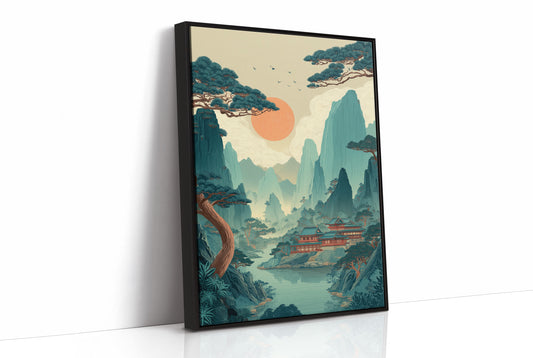 Sunrise Over Quiet Jade Peaks