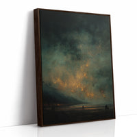 Embers Glow Across Distant Shore