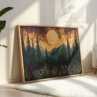 Alpine Meadows Catch Moonlight's Gold