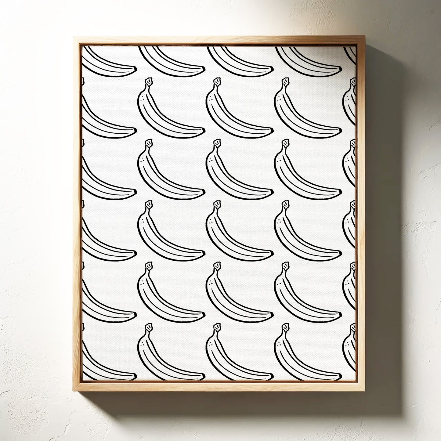 Simple Bananas Draw Morning Lines