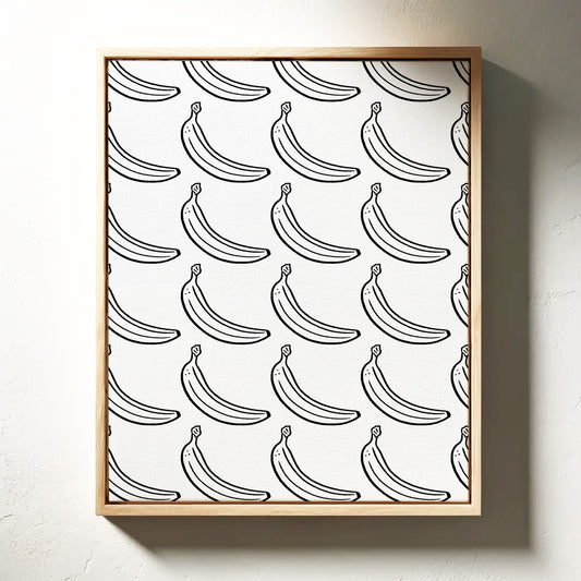 Simple Bananas Draw Morning Lines