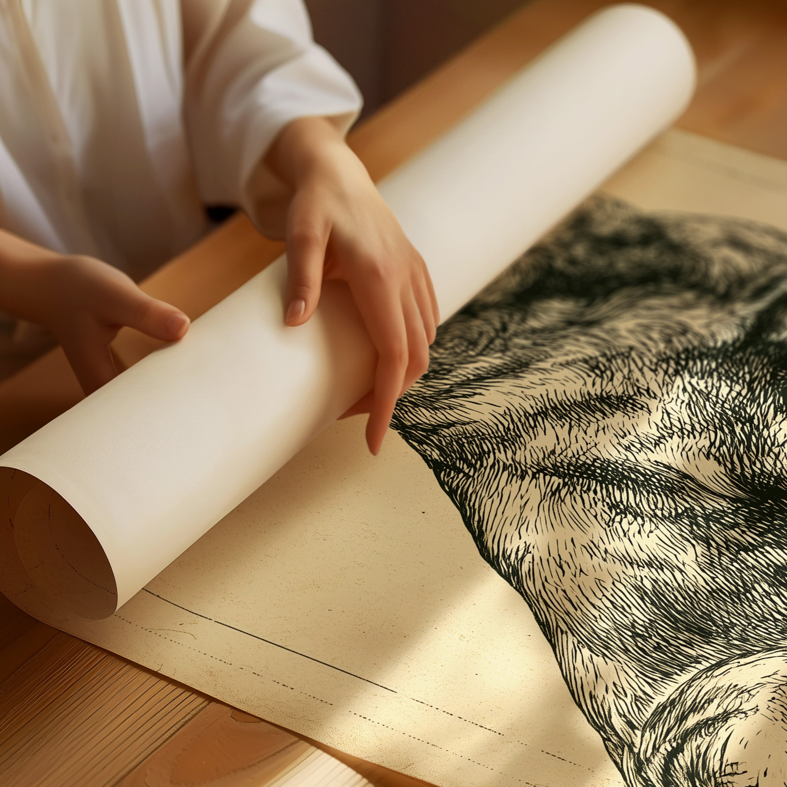 Noble Watch: Vintage Hound Engraving