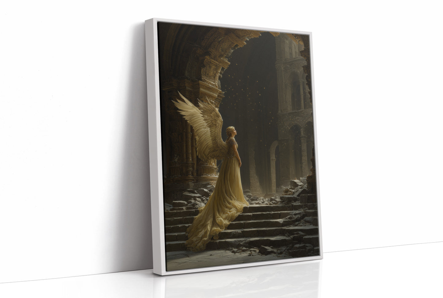 Ancient Halls Await Her Flight