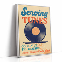Serving Tunes: Vinyl on a Platter