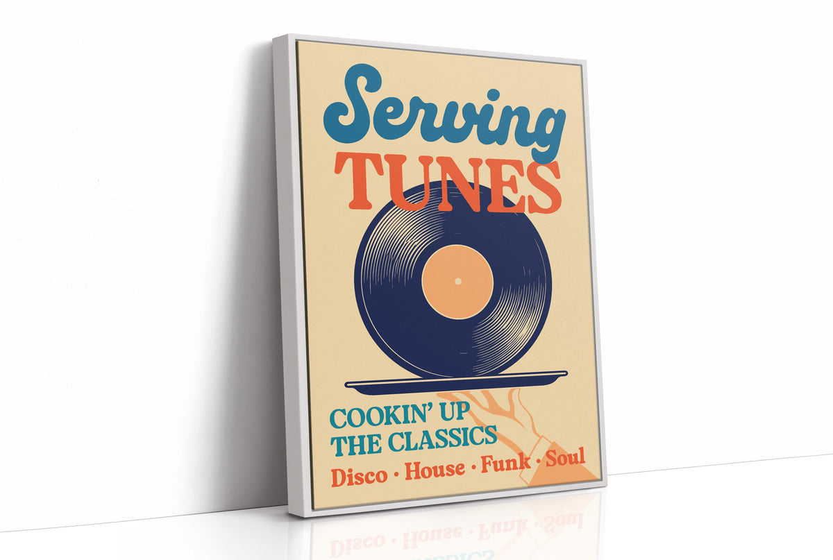 Serving Tunes: Vinyl on a Platter