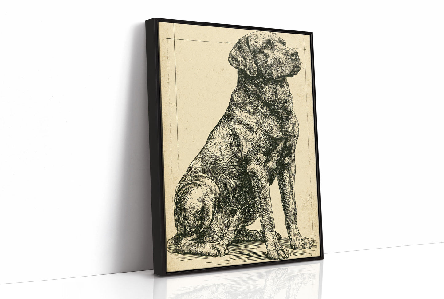 Noble Watch: Vintage Hound Engraving