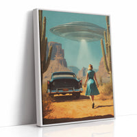 Desert Roads Meet Alien Skies