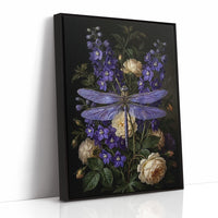 Dragonfly in the Delphinium