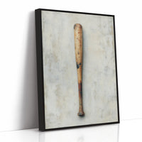 Weathered Wooden Baseball Bat
