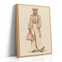 Leopard in Leopard: Watercolor Street Style Edition