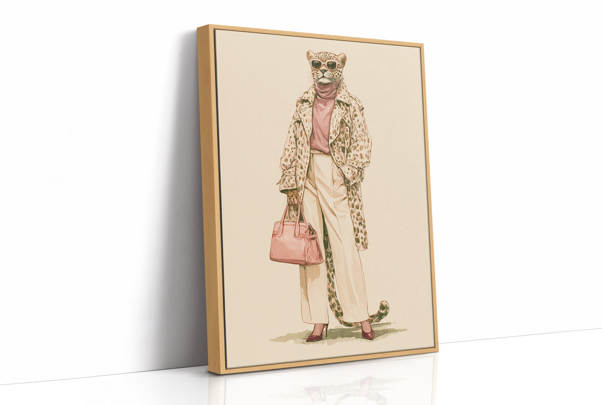 Leopard in Leopard: Watercolor Street Style Edition