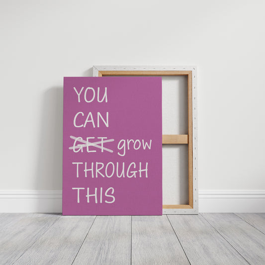 Grow, Not Just Get, Through (Orchid)