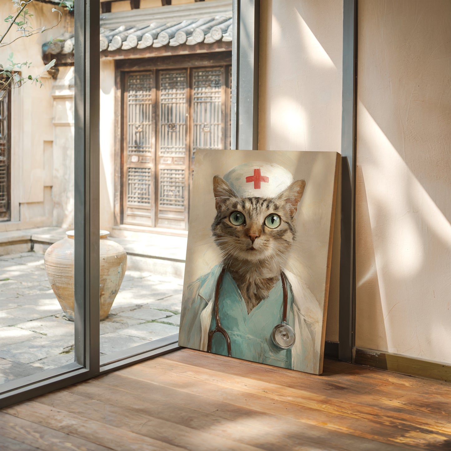 A Feline Healer's Gentle Touch