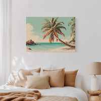 Turquoise Waves Meet Golden Shore
