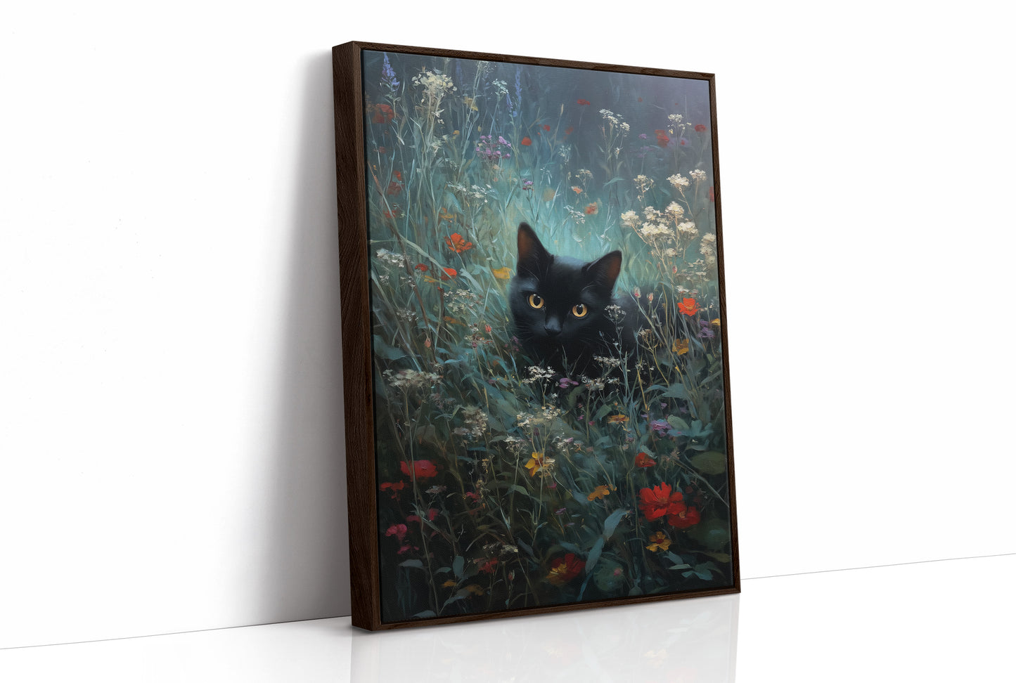 Midnight Prowls Among Wildflowers