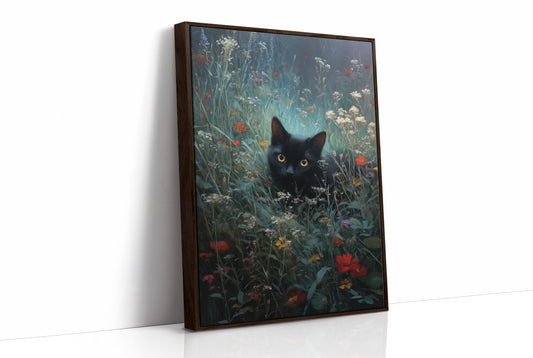 Midnight Prowls Among Wildflowers