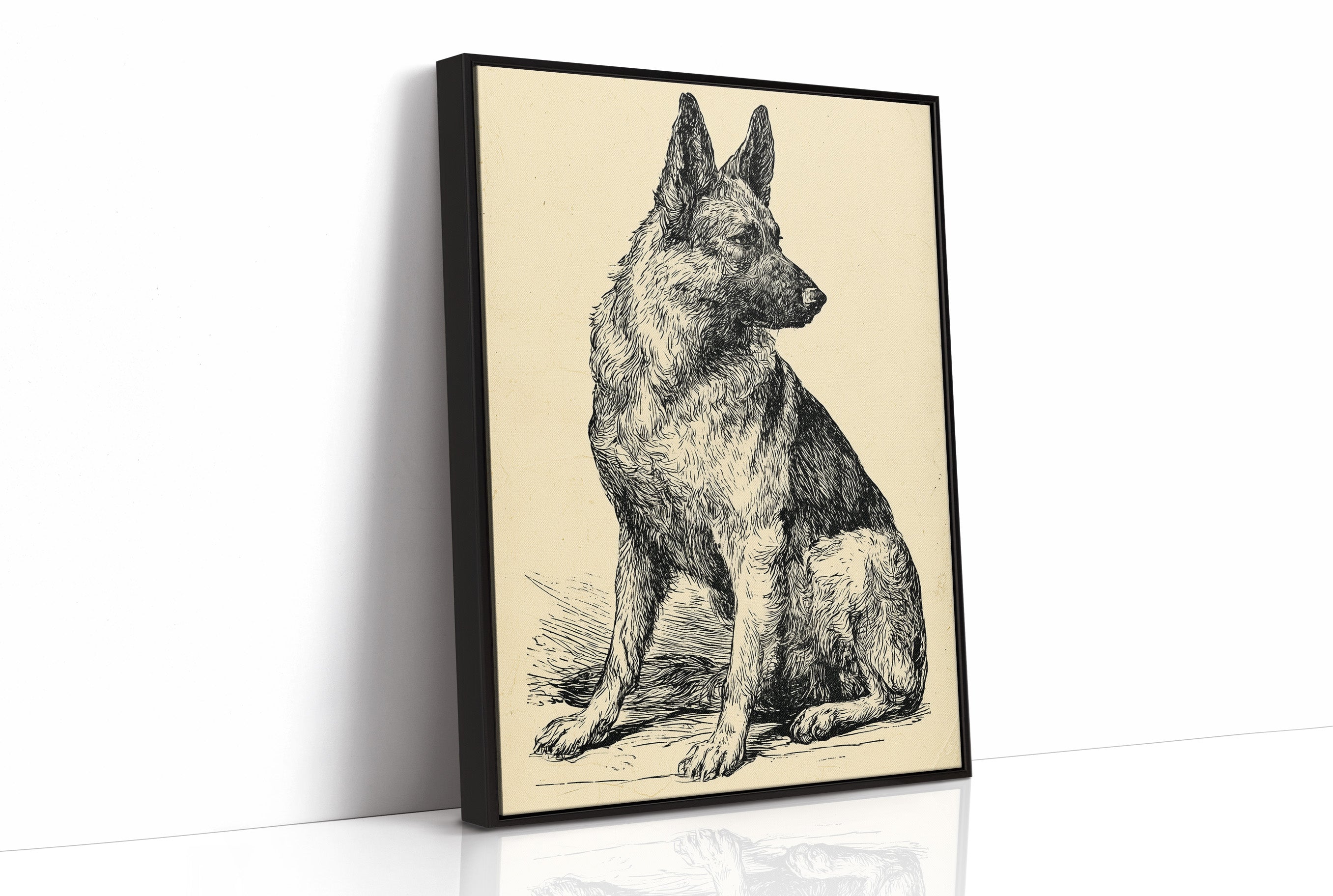 Ever Alert: Vintage Shepherd Sketch