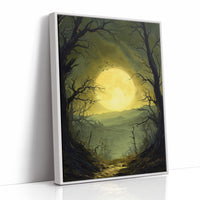 Moonlight Paints Ancient Valley Path