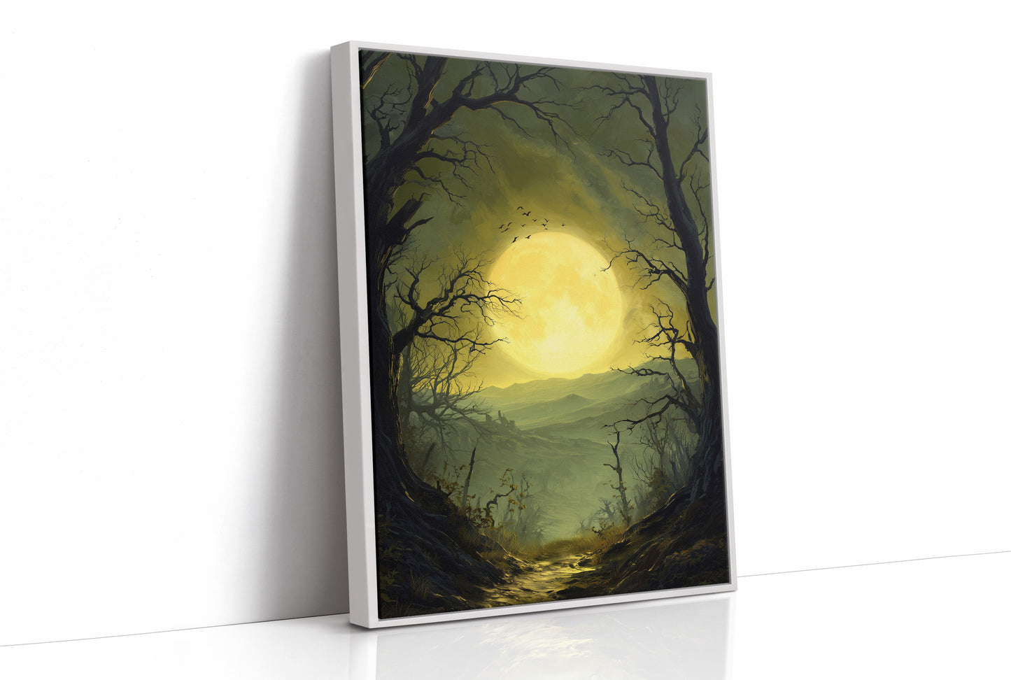 Moonlight Paints Ancient Valley Path