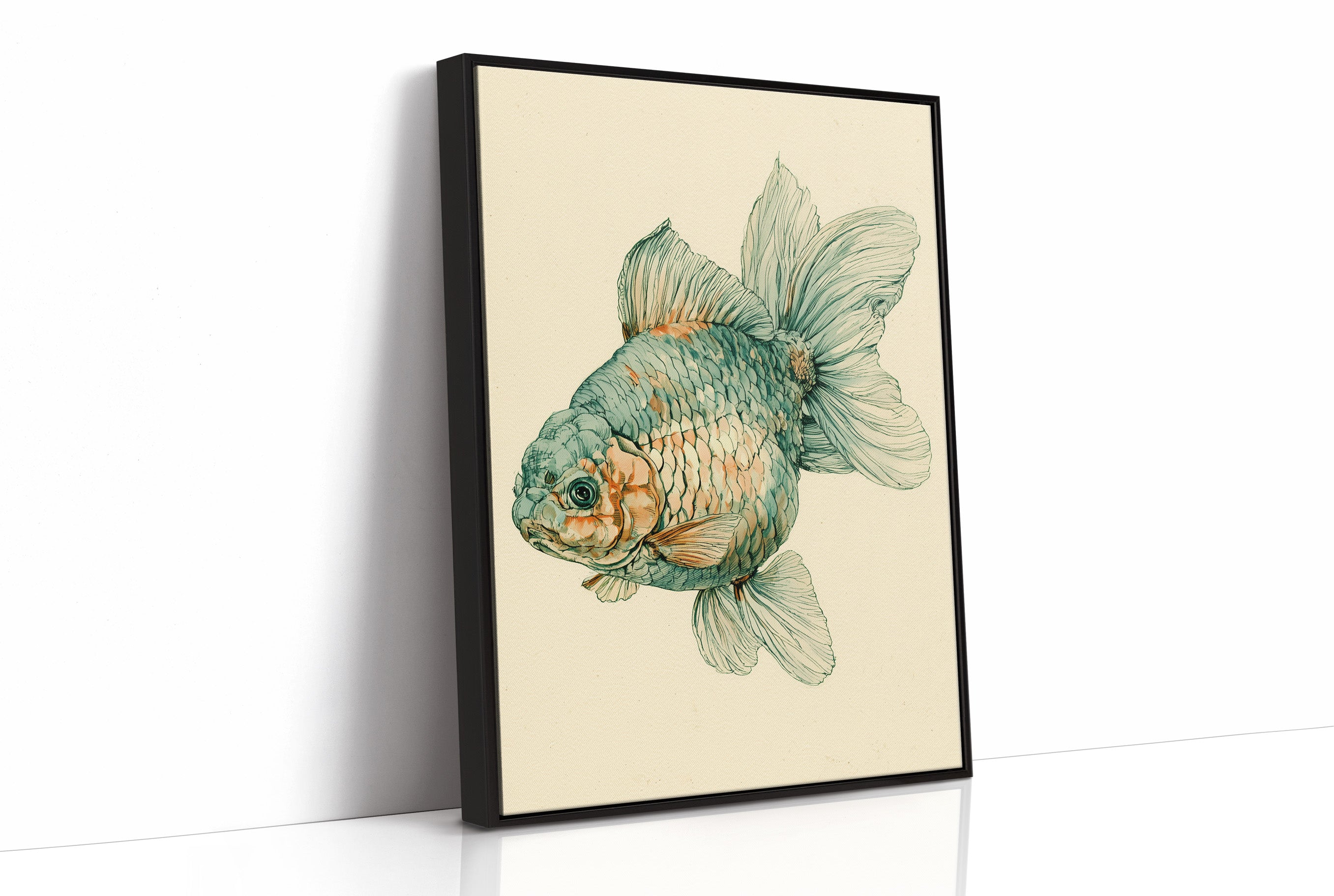 The Fancy One: Ornamental Goldfish Study