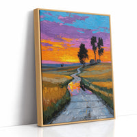 The Road Home at Golden Hour