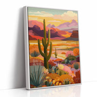 Saguaros Paint Their Evening Stories