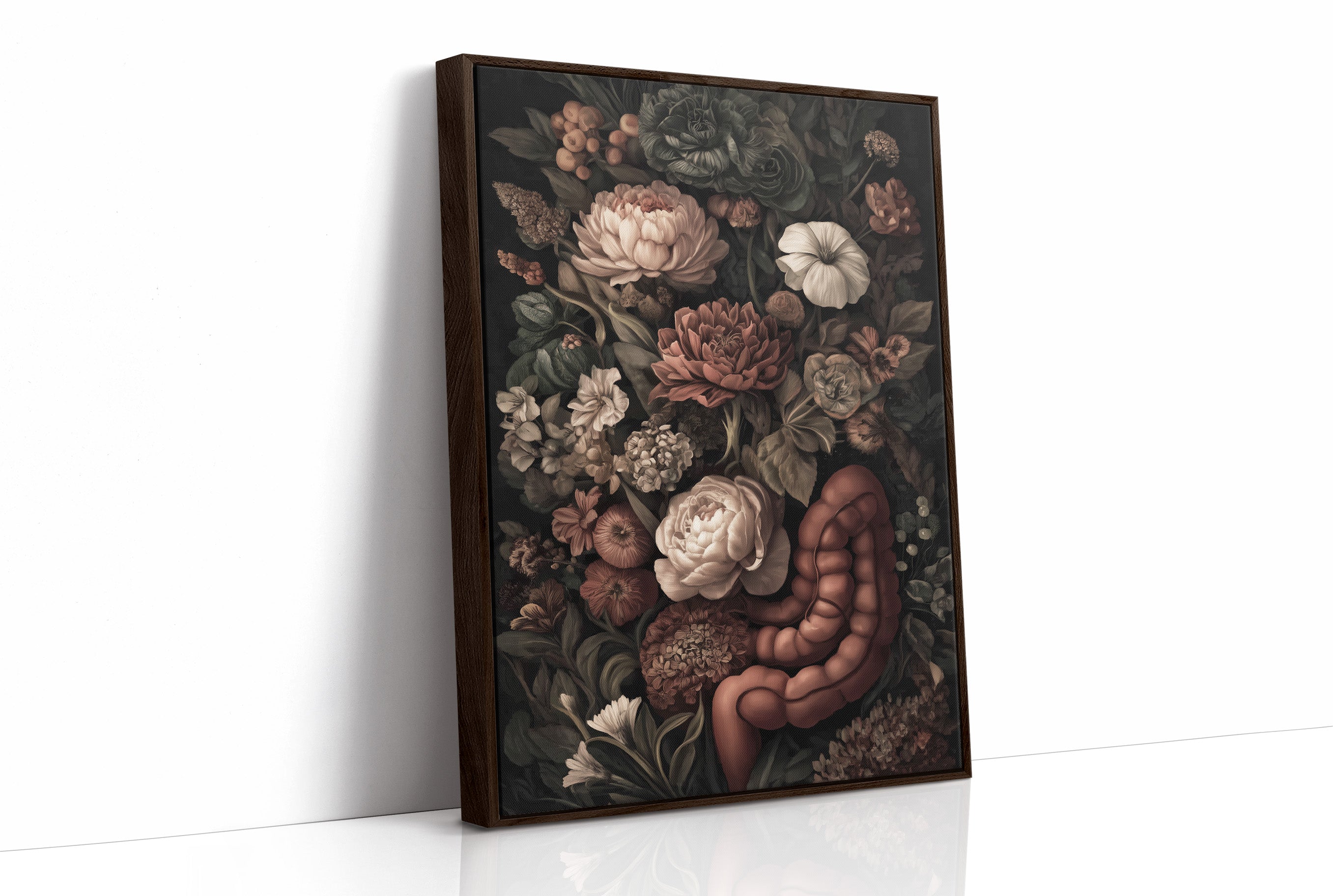 Velvet Blooms Against Midnight Walls