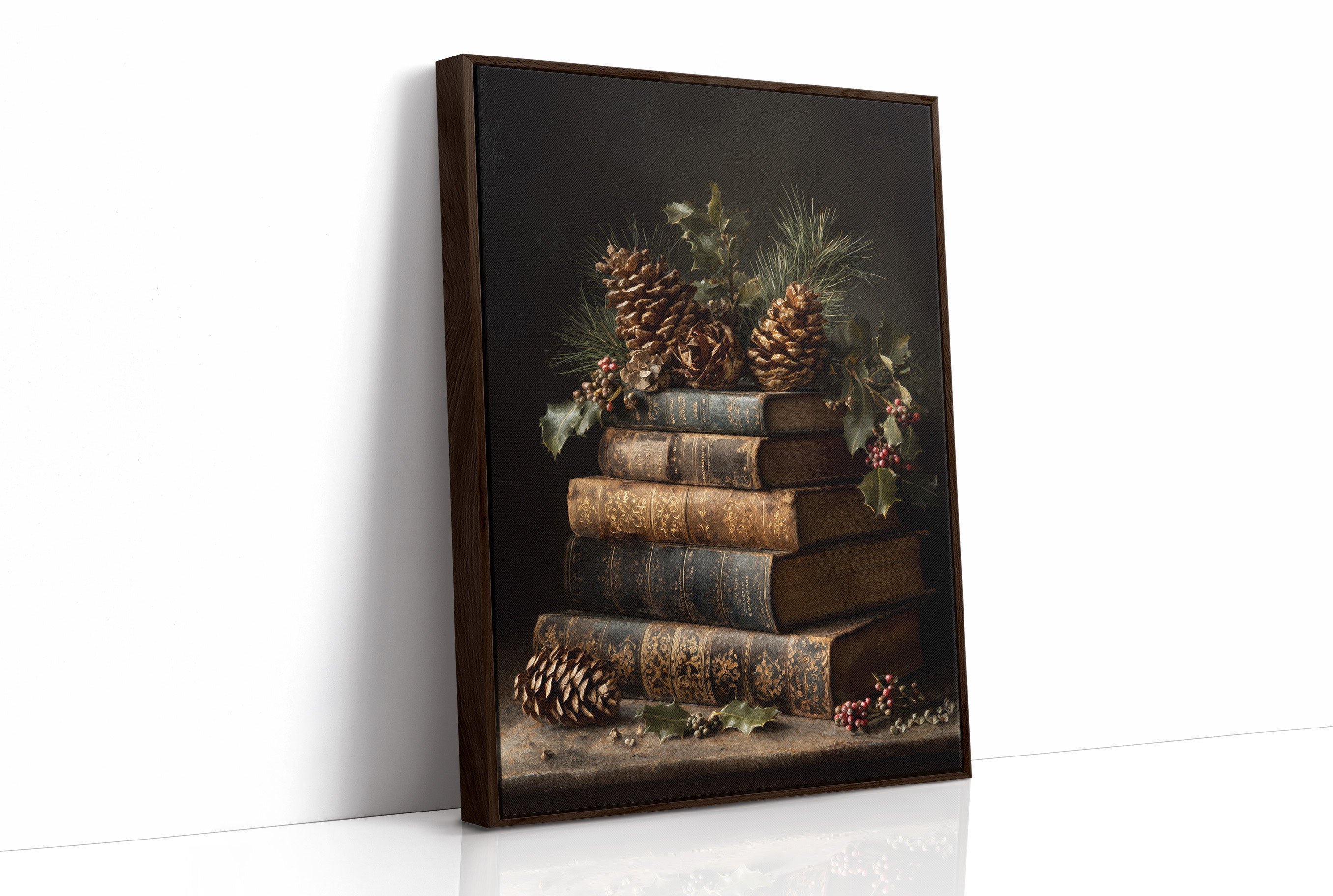 Winter Stories Rest On Leather Spines